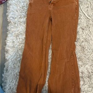 Rust Orange Corduroy Pants